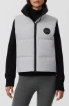 Canada Goose Grandview Cropped Down Jacket In Silverbirch