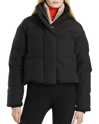 Canada Goose Grandview Black Label Cropped Jacket In Neutral