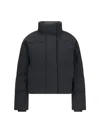 Canada Goose Womens Grandview Logo-patch Cropped Shell-down Puffer Jacket Black In Black  