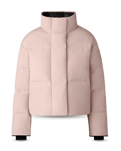 Canada Goose Grandview Cropped Down Jacket In Pink