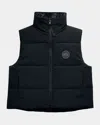 Canada Goose Grandview Cropped Down Vest In Black