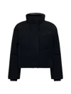 Canada Goose Grandview Cropped Puffer Jacket In Black