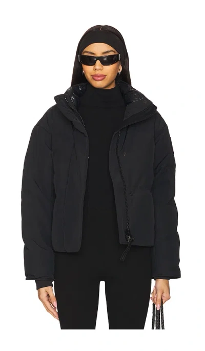 Canada Goose Grandview Cropped Jacket In 黑色