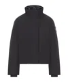 Canada Goose Grandview Short Jacket With Black Label In Black