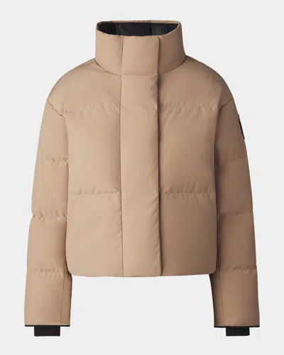 Canada Goose Grandview Cropped Jacket Black Label In Neutral