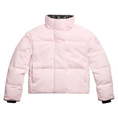 Pre-owned Canada Goose Grandview Cropped Jacket 'bloom Pink/floraison Rose' | Women's Size M