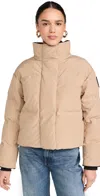 Canada Goose Garnet Quilted Down Jacket In Desert Sand