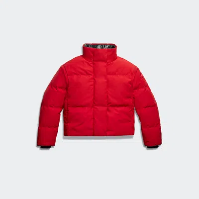 Canada Goose Grandview Cropped Jacket Tonal Label In Pink