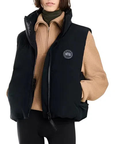 Canada Goose Grandview Cropped Vest In Black
