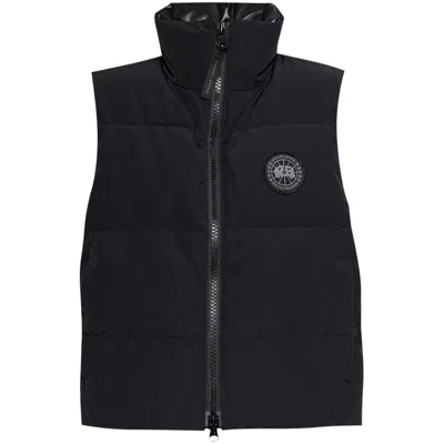 Canada Goose Grandview Cropped Vest In Black