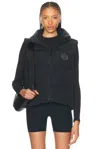 Canada Goose Down-filled Grandview Cropped Gilet In Black