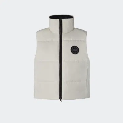 Canada Goose Grandview Cropped Vest Black Label In Gray