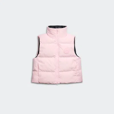 Canada Goose Grandview Cropped Vest Tonal Label In Pink