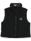 Canada Goose Down-filled Grandview Cropped Gilet In Black