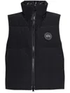 Canada Goose Down-filled Grandview Cropped Gilet In Black