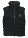Canada Goose Down-filled Grandview Cropped Gilet In Black