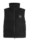 Canada Goose Down-filled Grandview Cropped Gilet In Black