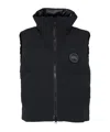 Canada Goose Down-filled Grandview Cropped Gilet In Black