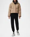 Canada Goose Grandview Water-repellent Cropped Puffer Jacket In Desert Sand