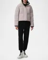 Canada Goose Grandview Water-repellent Cropped Puffer Jacket In Grey