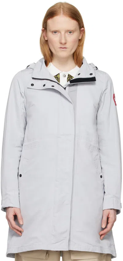 Canada Goose Belcarra Hooded Shell Jacket In 200 Silverbirch