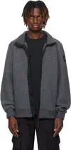 Canada Goose Lawson Fleece Jacket Black Label In Gray