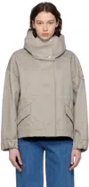 Canada Goose Gray Olivine Jacket In 432 Limestone