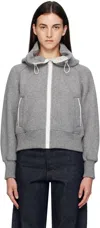 Canada Goose Chilliwack Hooded Wool-blend Jacket In Gray