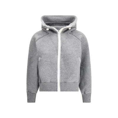Canada Goose Gray Wool Oves Aries Bomber
