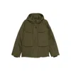 Canada Goose Army Green Cotton Blend Maitland Down Jacket In Green