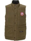 CANADA GOOSE GREEN FREESTYLE PADDED GILET