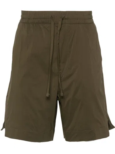 CANADA GOOSE GREEN KILLARNEY ELASTICATED-WAISTBAND SHORTS