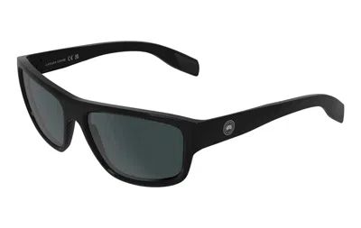 Canada Goose Grey Rectangular Men's Sunglasses Gc25626s 001 60 In Black