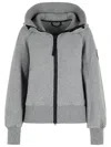 Canada Goose Grey Recycled Wool Blend Jacket Women In Gray
