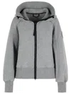 Canada Goose Grey Recycled Wool Blend Jacket Women In Gray