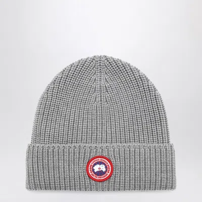Canada Goose Gray Wool Rabbit Hair Beanie Hat Canada Goose | Accessories | Canada Goose Gray Wool Rabbit  main image 3