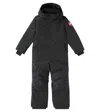 Canada Goose Grizzly Down Snowsuit In Black