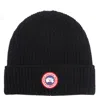 Canada Goose Rib Toque Hat In Black