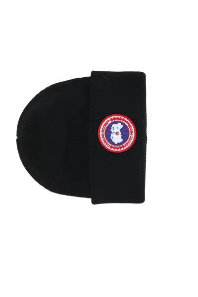 Canada Goose Arctic Disc Toque Beanie In Black