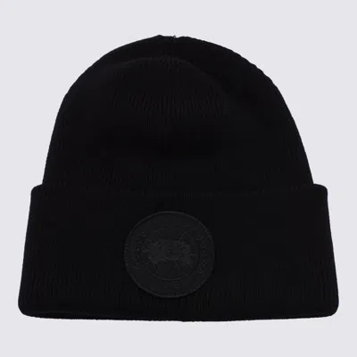 Canada Goose Hats Blacks And Greys In Blue