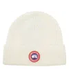 Canada Goose Rib Toque Hat In White