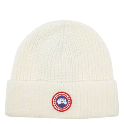 Canada Goose Rib Toque Hat In Neutral