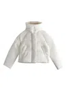 Canada Goose High-neck Puffer Jacket In White