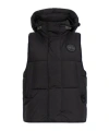 Canada Goose Weste Mit Logo-patch In Black