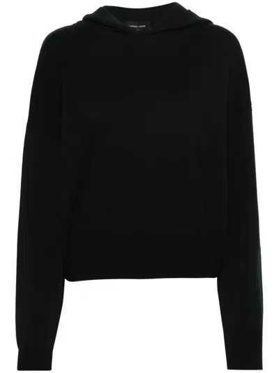 Canada Goose Holton Knitted Hoodie In Black