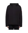 Canada Goose Hooded Casual Jacket In Black