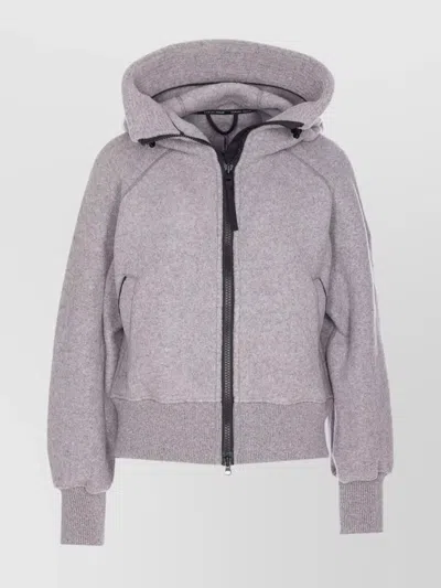 Canada Goose Hooded Chillwack Jacket And Pockets In Gray