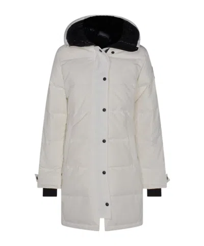 CANADA GOOSE HOODED COTTON JACKET