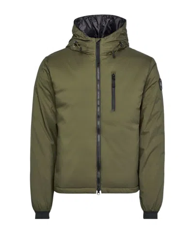 Canada Goose Hooded Cotton Suit In Green