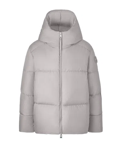 Canada Goose Hooded Down Jacket In Multi